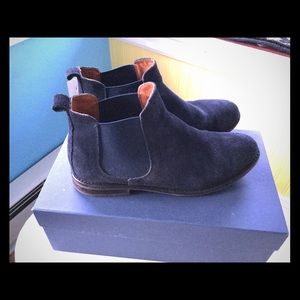 Jack Wills Navy Suede Chelsea Boots UK 8/US 11